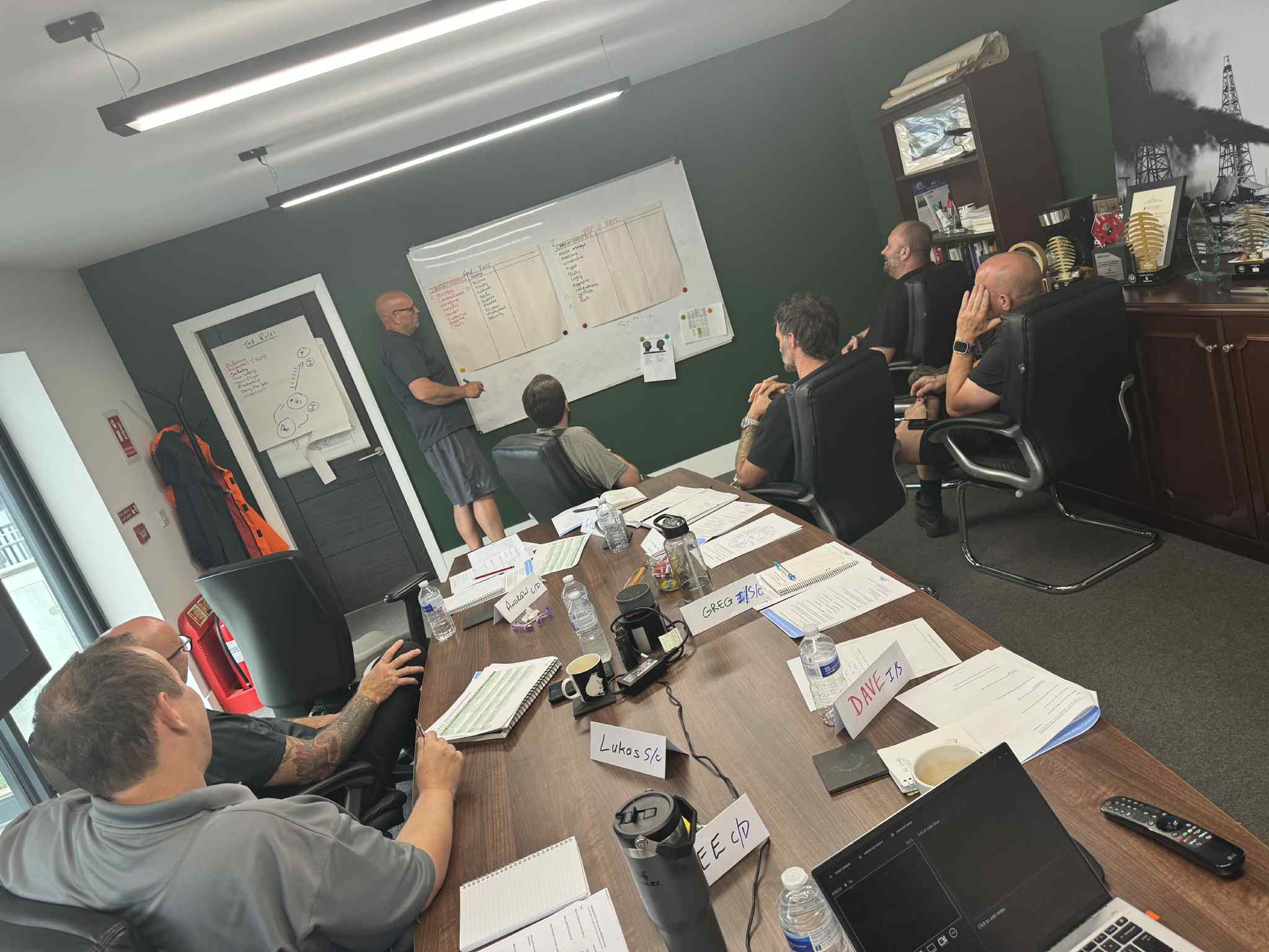 UK consultant delivering training in Europe