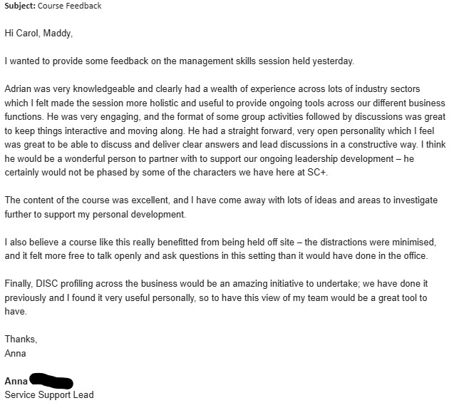 management development programme online UK