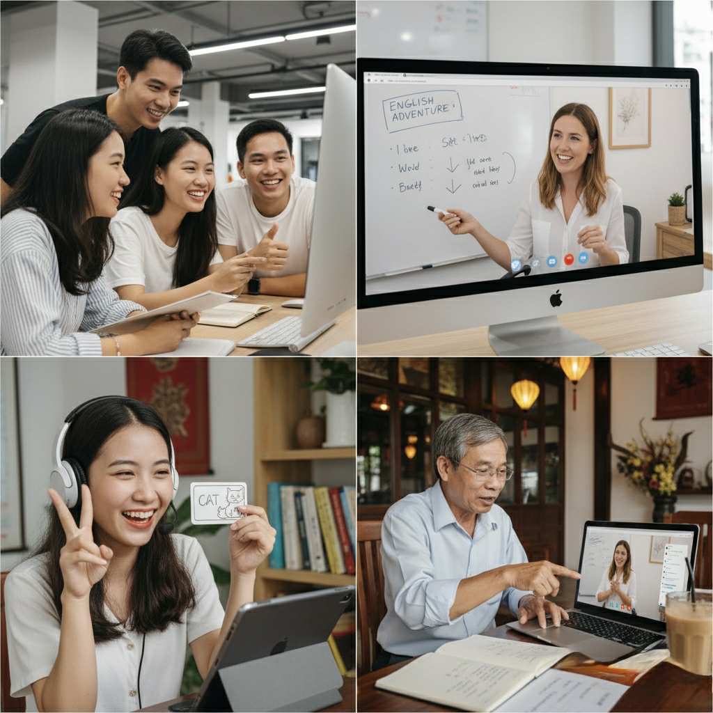 Native English Speaking Tutor Vietnam